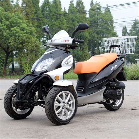 Buy Three-Wheel 50cc Trike Scooter Tricycle California Legal - DF50TKA ...