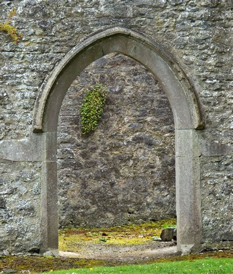 Free Images : rock, stone, arch, chapel, garden, door, ruins, monastery, shrine, fake ...