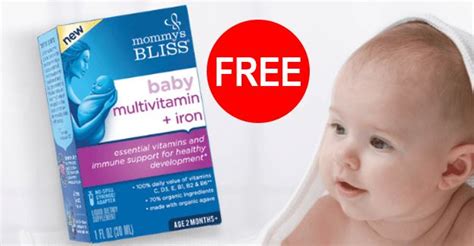 FREE Mommy’s Bliss Baby Multivitamin + Iron Product Sample