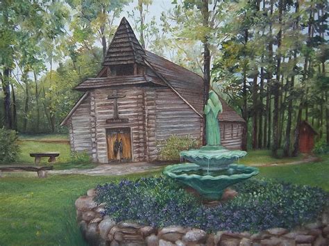 St.jude's Chapel Painting by Carol Broyles