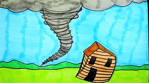 How To Draw A Cartoon Tornado | Images and Photos finder