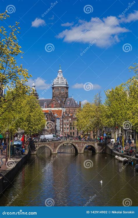 Amsterdam Cityscape - Netherlands Editorial Photography - Image of ...