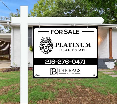 Real Estate Yard Sign Design For Sale Yard Sign Design | Etsy