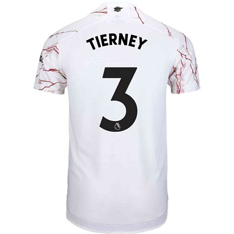 2020/21 adidas Kieran Tierney Arsenal Away Authentic Jersey - SoccerPro