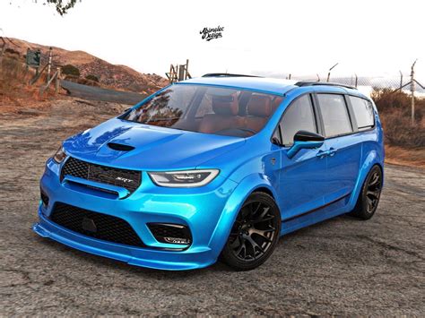 The Hellcat Pacifica Minivan Returns In New Illustrations, Chrysler It's Your Turn Now | Carscoops