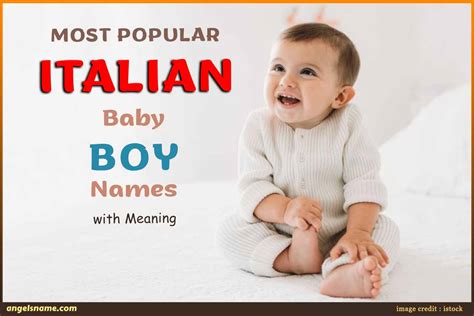 Most Popular Italian Baby Boy Names With Meaning | Angelsname.com