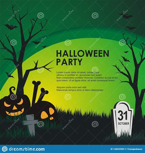 Halloween Banners with scary and interest design. Photo about black ...