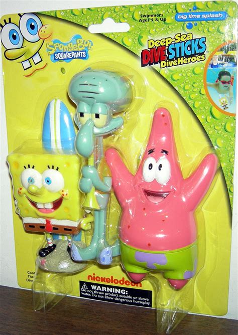 SpongeBob Squarepants Deep-Sea Dive Sticks DiveHeroes 3-Pack