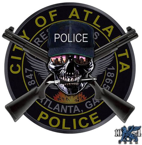 Atlanta Police Decal - For The Thin Blue Line