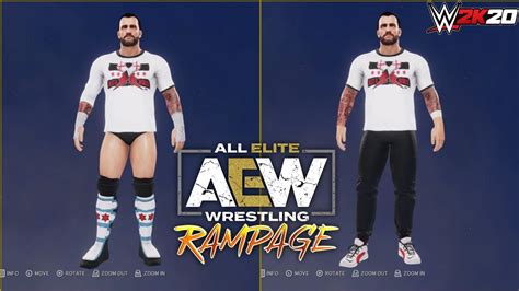 WWE 2K20: CM Punk - AEW Rampage 2021 Attire - Win Big Sports