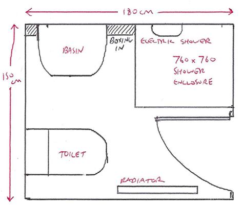 Download Narrow Bathroom Layout Dimensions Gif - To Decoration