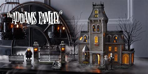 The Addams Family Halloween Village