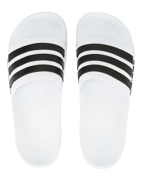 Men's White adidas Originals Shower Slides | Life Style Sports