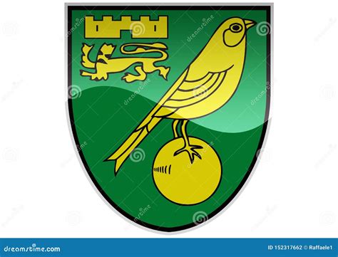 Norwich City FC Logo editorial photography. Illustration of logos ...