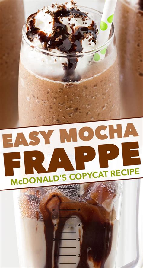 Copycat Mocha Frappe - The Chunky Chef