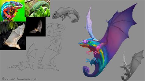 ArtStation - Chameleon Dragon