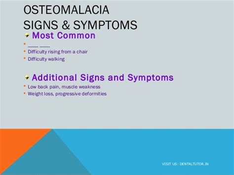 Osteomalacia osteoporosis