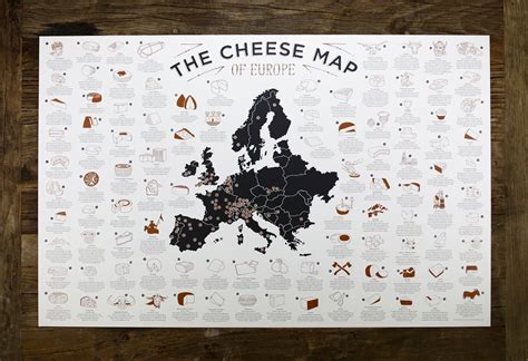 The Cheese Map | Map, Illustrated map, Hand illustration