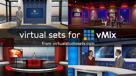 vMix Virtual Studio Sets