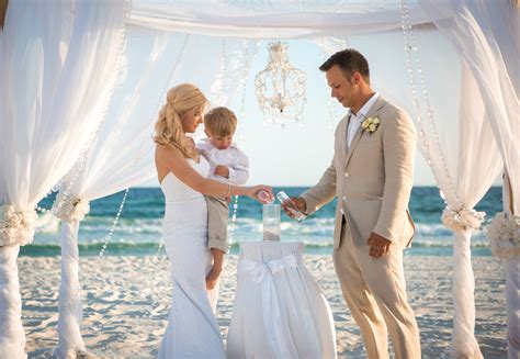 White Panama City Beach Wedding - Destin Weddings in Florida