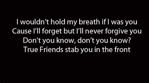 True Friends - BMTH | Bring me the horizon lyrics, True friends, Bring ...