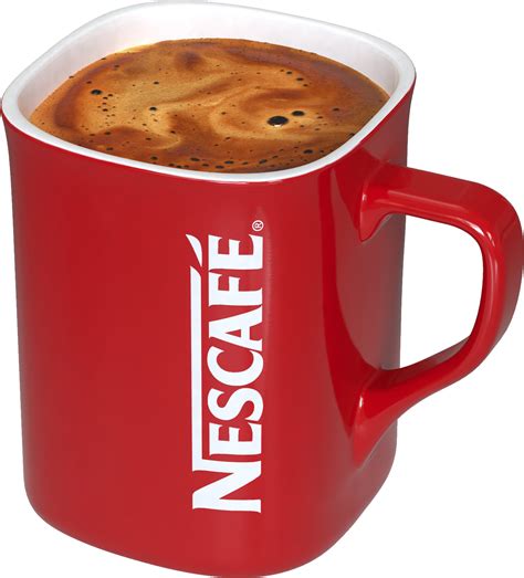 Nescafe red mug coffee PNG