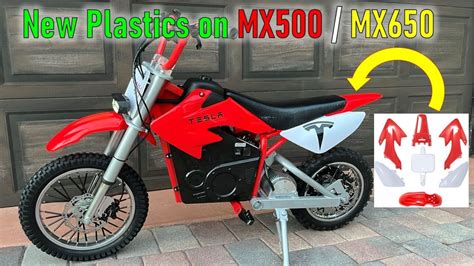 CRF50 Plastics install on Razor MX500 or MX650 - YouTube