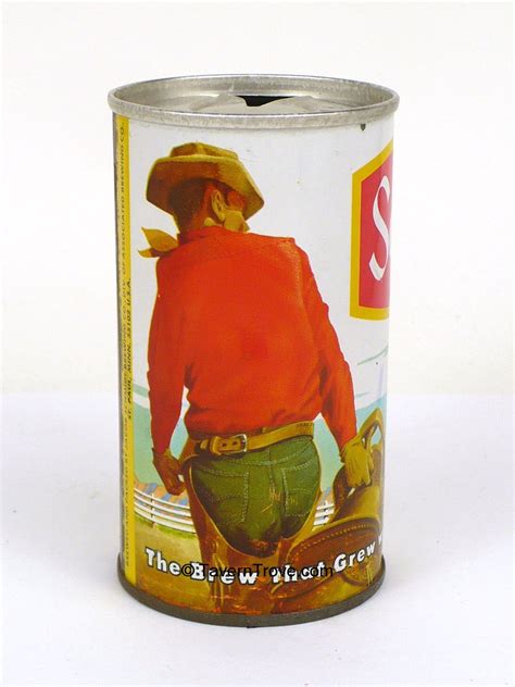 Item #27538 1967 Schmidt Beer (Cowboys at Rodeo) Tab Top Can SCH4/13