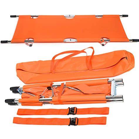 Folding Stretcher Made from Top Grade Aluminum Alloy Gurney Stretcher with Heavy Duty Handles ...