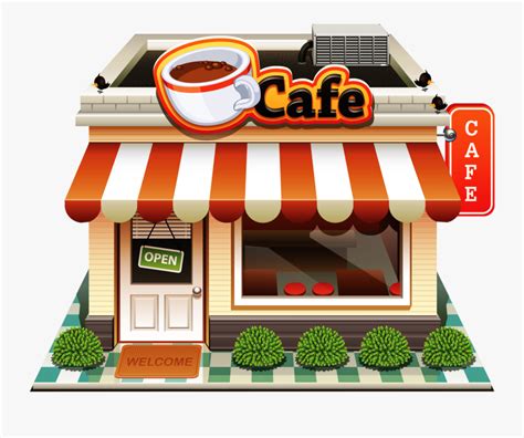 Shop Clipart Storefront - Coffee Shop Clipart Png , Free Transparent Clipart - ClipartKey