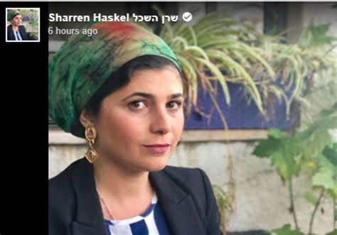 Sharren Haskel covers head in solidarity with Linor Abargil - Israeli ...