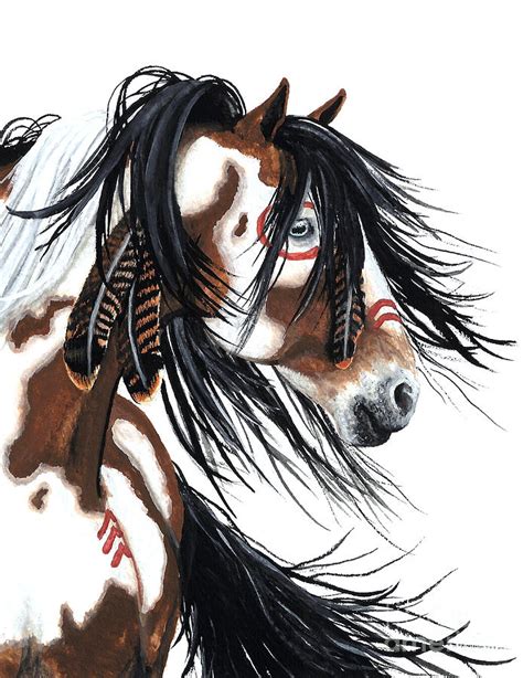 Pinto Horse Painting at PaintingValley.com | Explore collection of Pinto Horse Painting