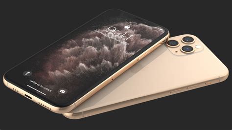 Apple iPhone 11 Pro Gold Modelo 3D $39 - .3ds .blend .c4d .fbx .ma .obj ...