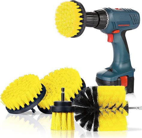 Drill Brush Attachment Set