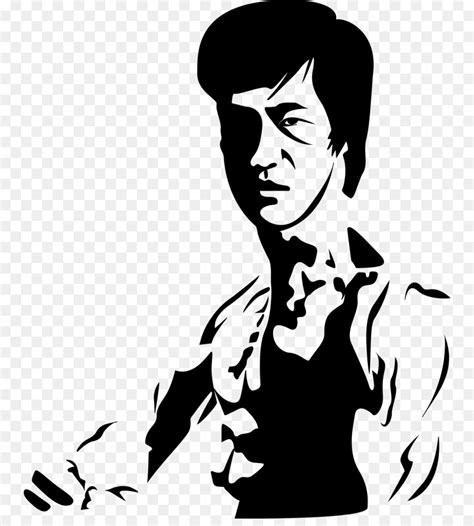 Exercise Artist Silhouette Abdomen Performing Arts - bruce lee kick png download - 500*599 ...