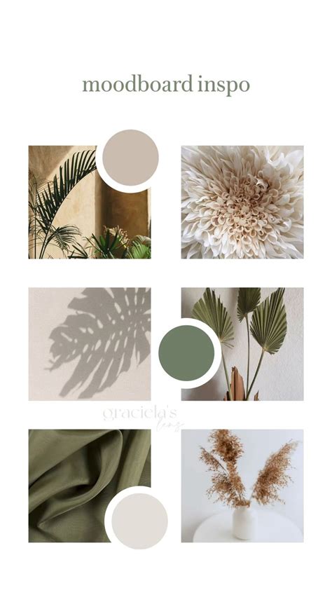 Green Branding Mood Board Inspiration