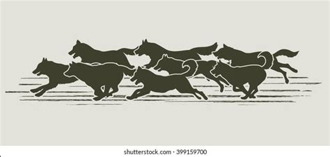 Running Wolf Silhouette Images, Stock Photos & Vectors | Shutterstock