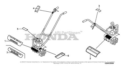 Honda FG110 AT ROTOTILLER, USA, VIN# FAAA-1000001 TO FAAA-1199999 Parts ...