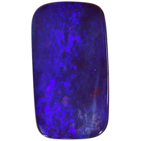 Purple Rectangle Boulder Opal for Ring or Pendant 15.3 ct