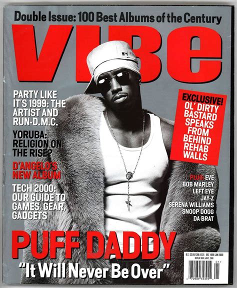 Vibe magazine, December 1999/January 2000. Cover...