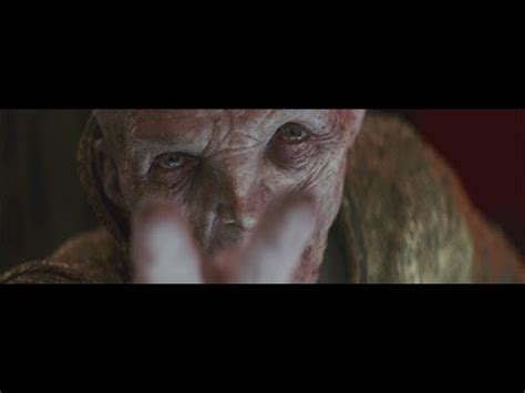 Star Wars The Last Jedi - Supreme Leader Snoke Death Scene - YouTube