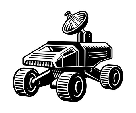 Space rover vector logo 16624841 Vector Art at Vecteezy