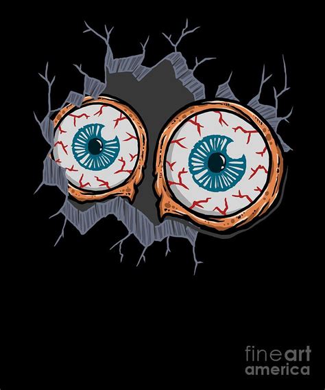 Scary Bloodshot Eyes Simple Spooky Haunting Halloween Costume Digital Art by Martin Hicks - Fine ...