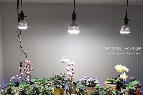 Amazon.com : SANSI 40W Daylight LED Plant Light Bulb Full Spectrum Ceramic LED Grow Light Blub ...