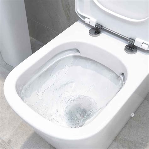 Tila Rimless Wall Hung Square Toilet & S/C Seat | 30% Off | Room H2o