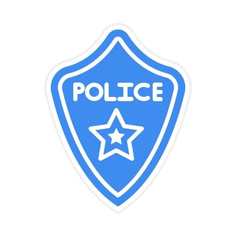 Premium Vector | Police Badge Vector Illustration