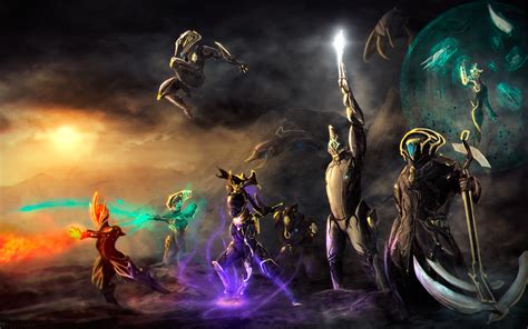 Warframe Heroes HD Wallpaper by Artarrwen