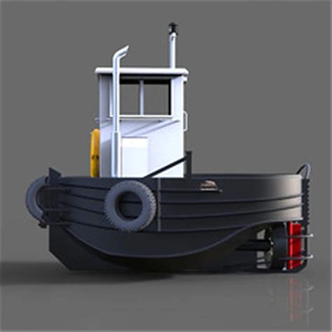 Toys & Hobbies DIY Q1plus Tugboat Model Kit Simulation Rescue Ship ...