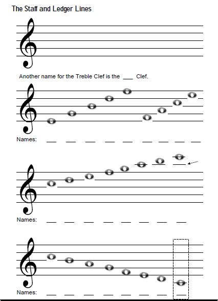 Ledger Lines Worksheet - Worksheet 068