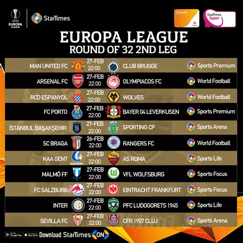 Featured: Watch UEFA Europa League On StarTimes- English Clubs Well ...